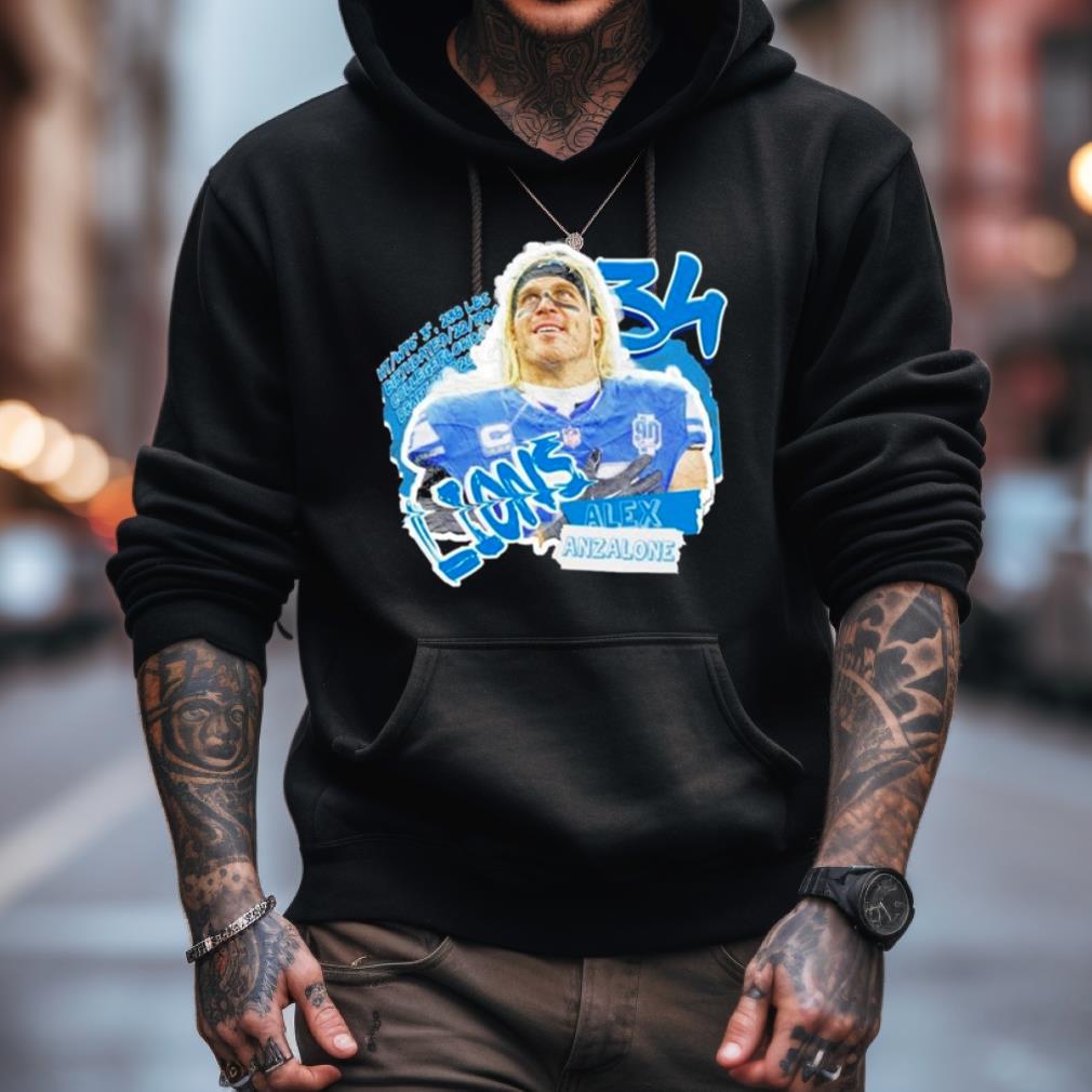 Alex Anzalone Football Paper Detroit Lions Shirt Alex Anzalone Football Paper Detroit Lions Shirt