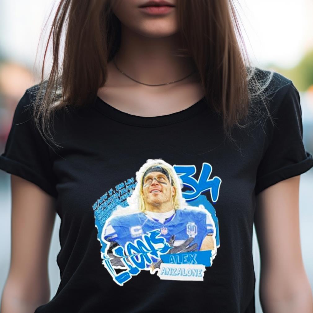 Alex Anzalone Football Paper Detroit Lions Shirt Alex Anzalone Football Paper Detroit Lions Shirt