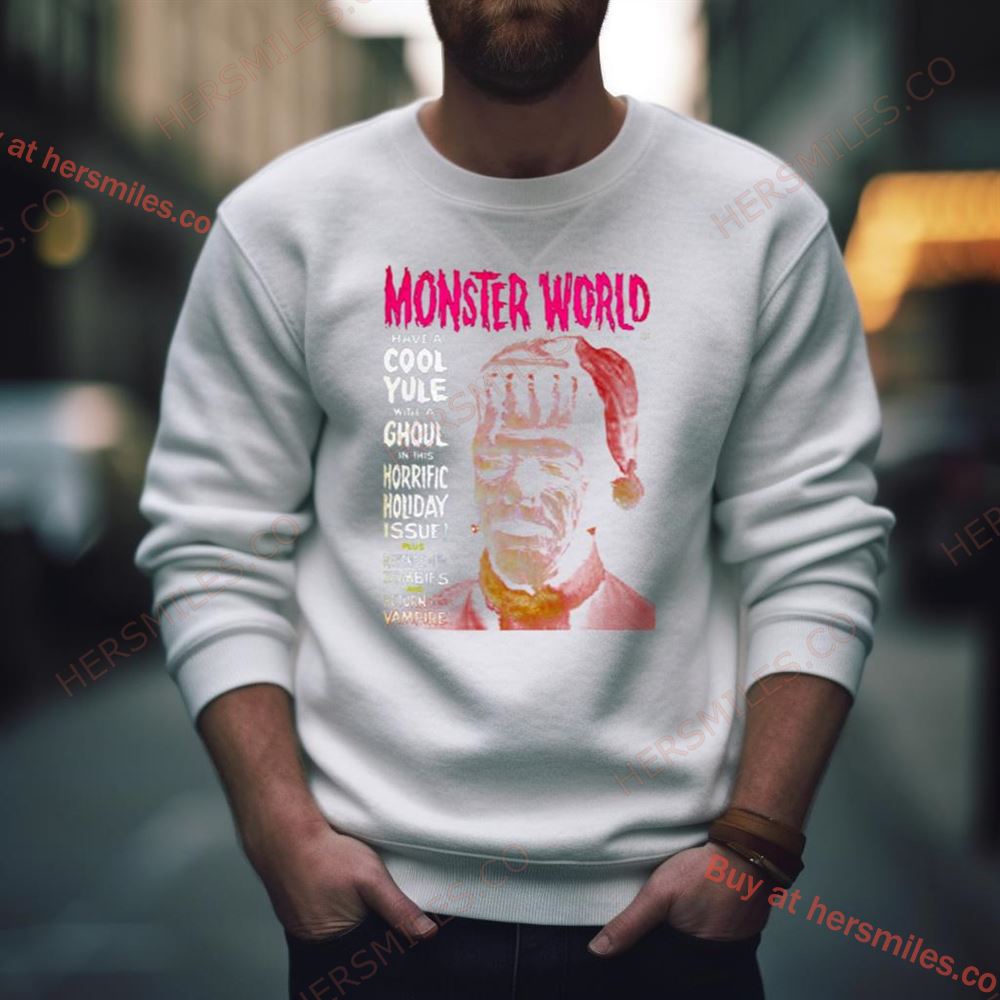 Another Great Monster World Magazine Christmas Cover Shirt