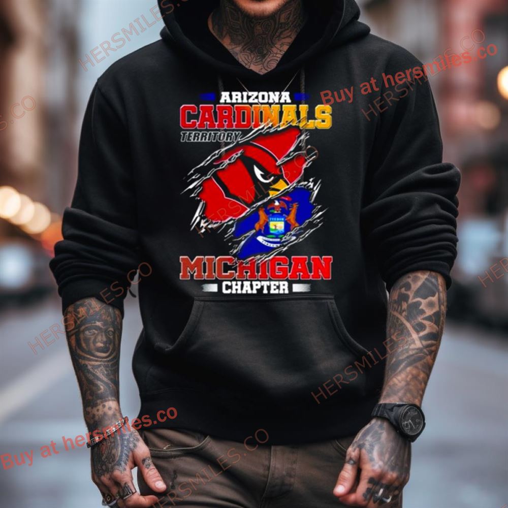 Arizona Cardinals Territory Michigan Chapter Shirt Arizona Cardinals Territory Michigan Chapter Shirt