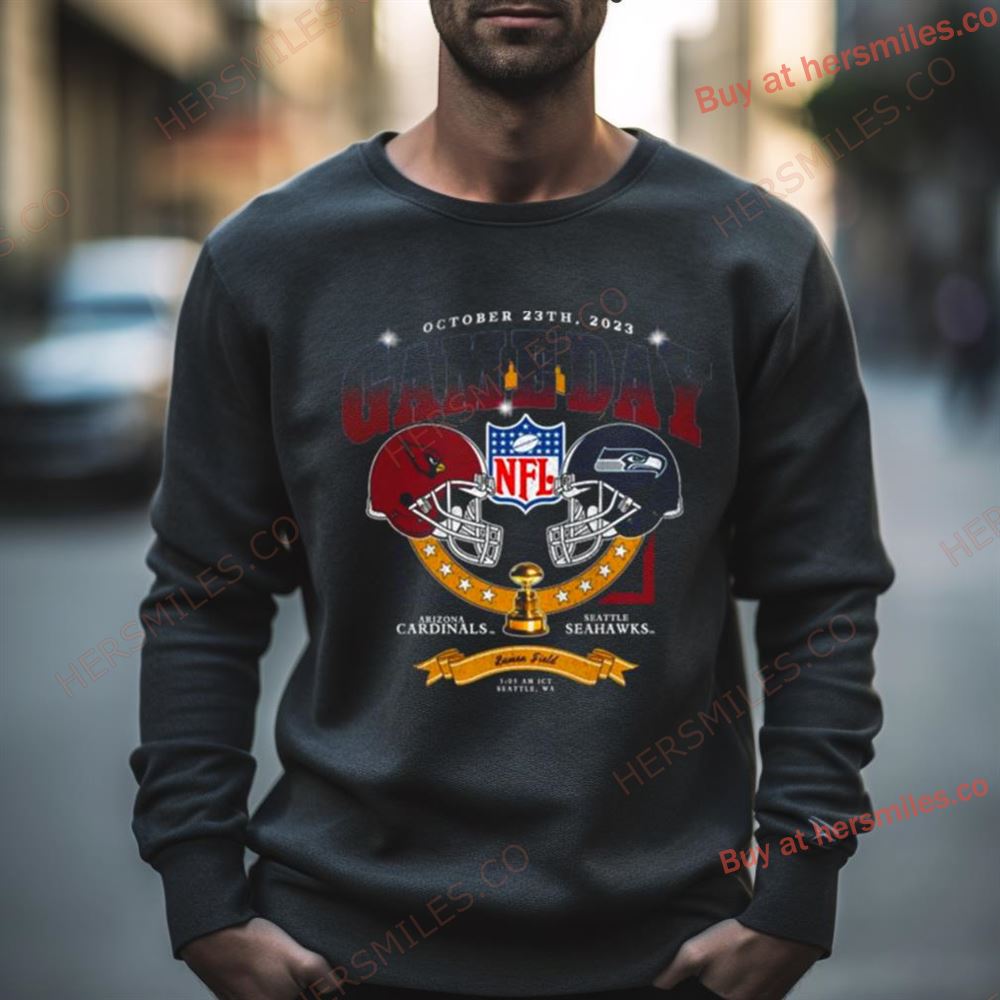 Arizona Cardinals Vs Seattle Seahawks 2023 Nfl Season Gameday Shirt
