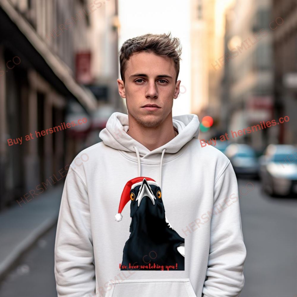 Australian Magpie Christmas Art Shirt Australian Magpie Christmas Art Shirt