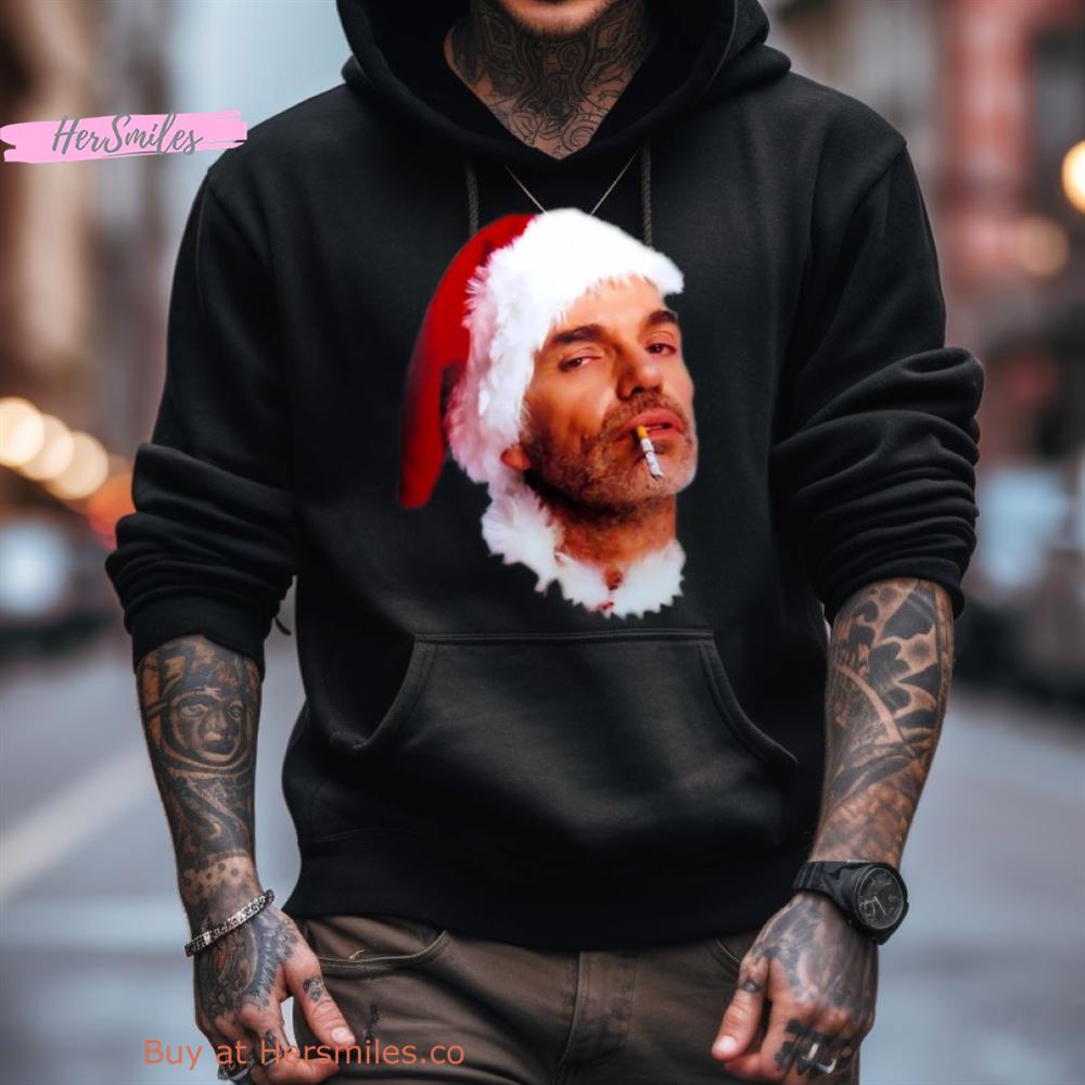 Bad Santa Smoking Graphic Shirt Bad Santa Smoking Graphic Shirt