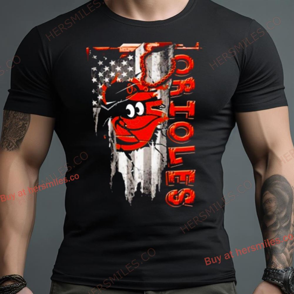 Baltimore Orioles Inside Usa Flag 2023 Shirt