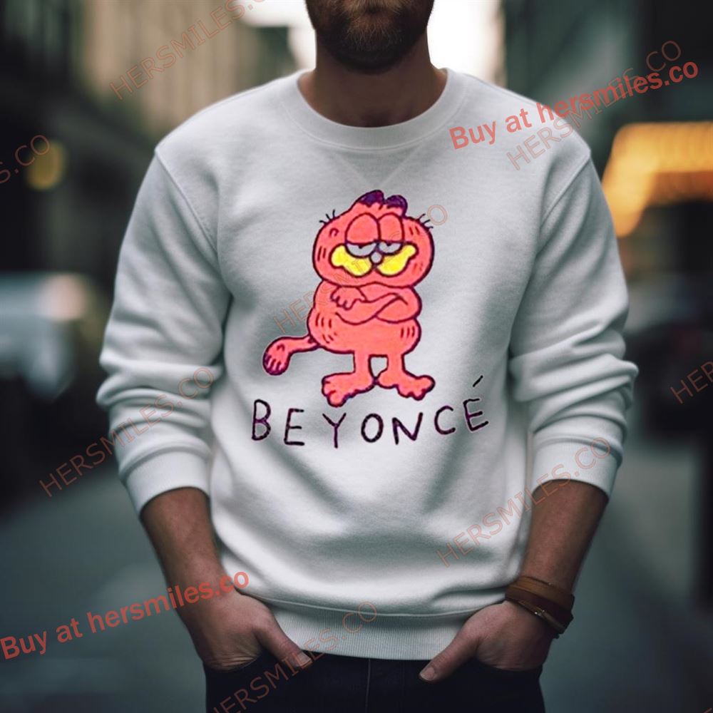 Beyoncé Garfield Cartoon Parody Shirt