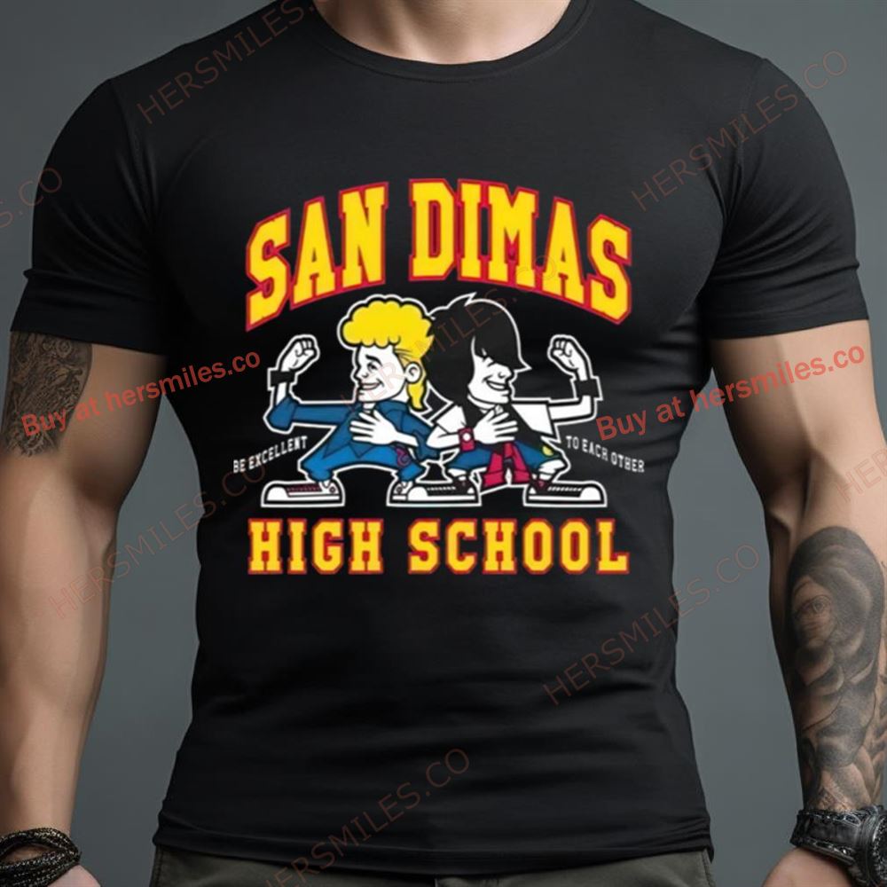 Bill And Ted’S Excellent Adventure Movie San Dimas High Shirt