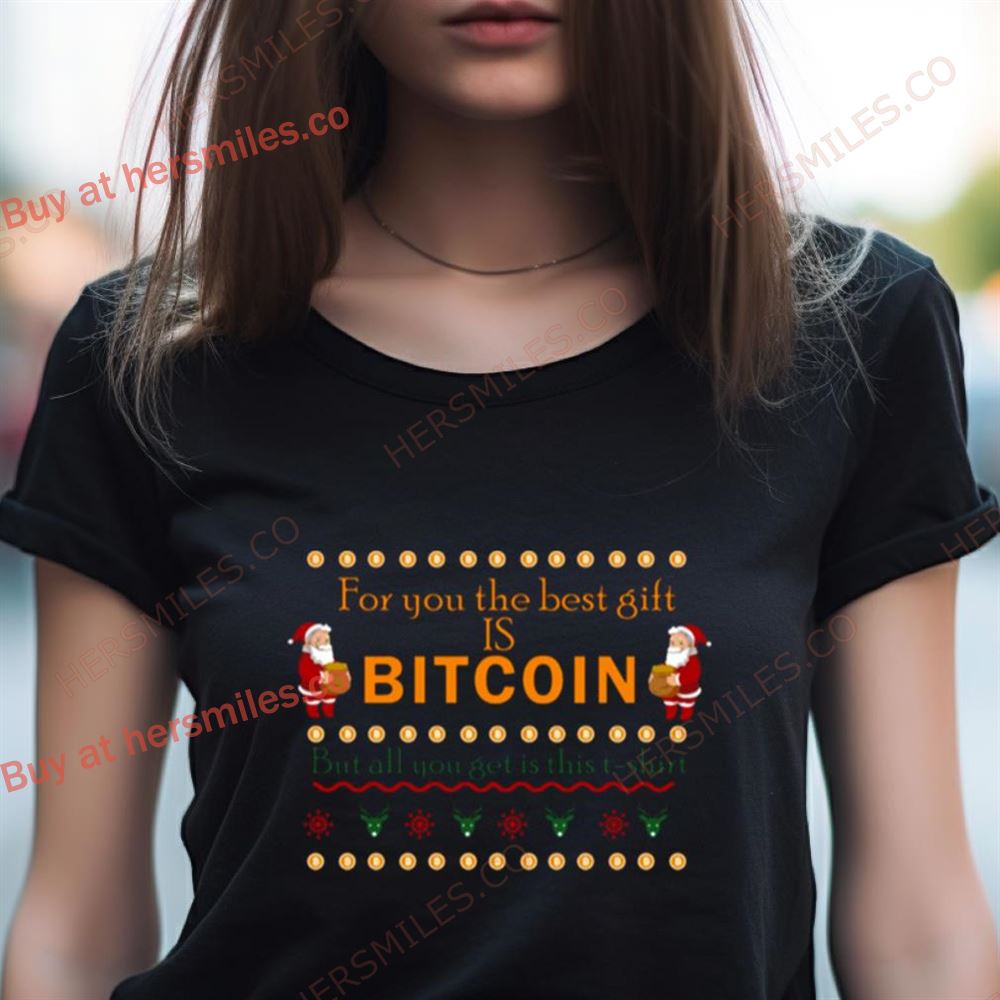 Bitcoin Logo Crypto Currency Christmas Shirt Bitcoin Logo Crypto Currency Christmas Shirt