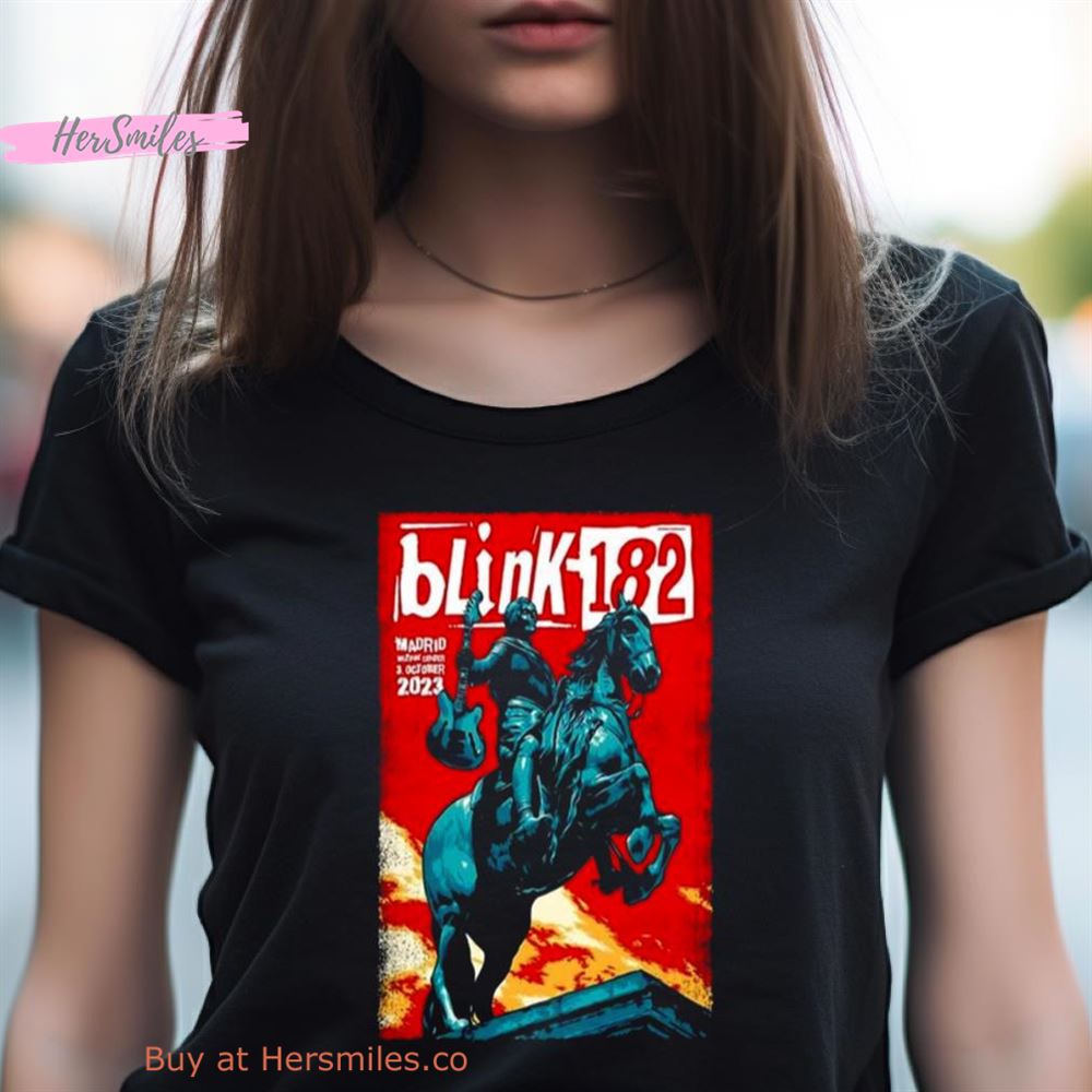 Blink 182 Madrid Wizink Center 3 October 2023 Shirt Blink 182 Madrid Wizink Center 3 October 2023 Shirt