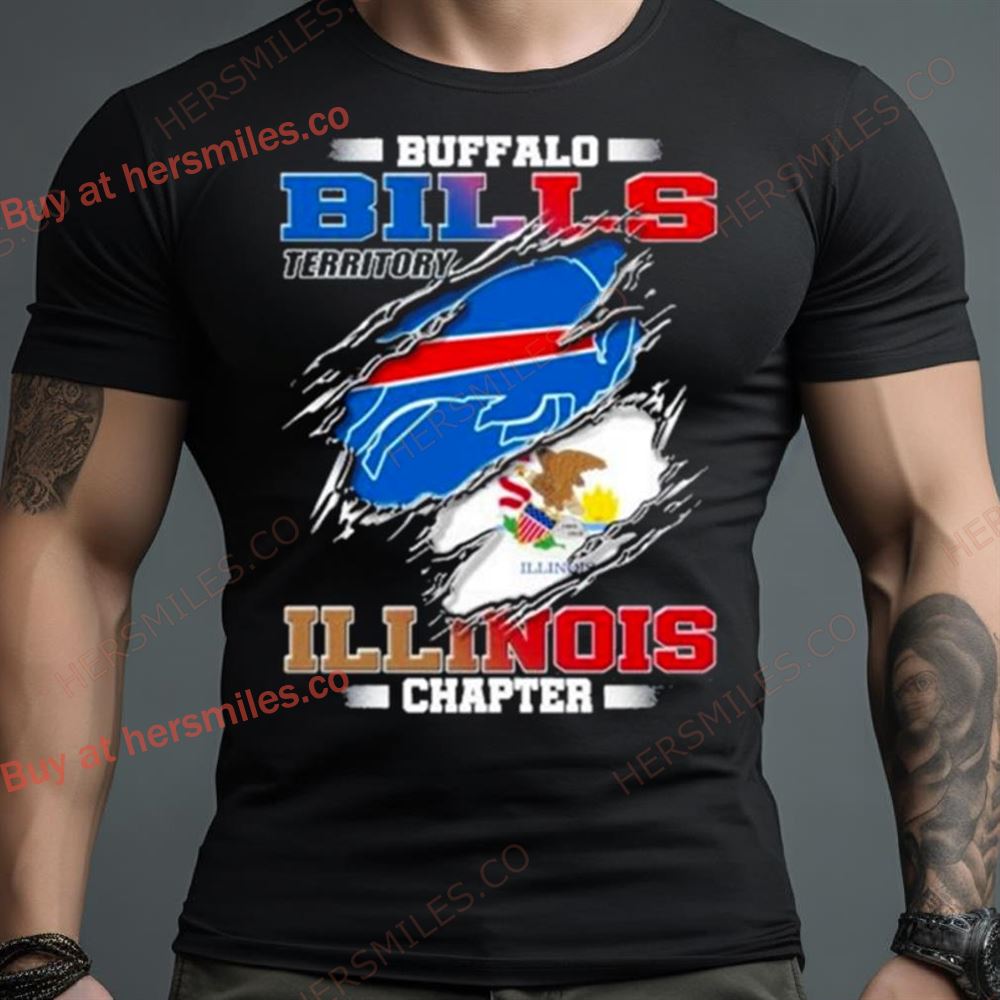 Blood Inside Buffalo Bills Territory Illinois Chapter Shirt