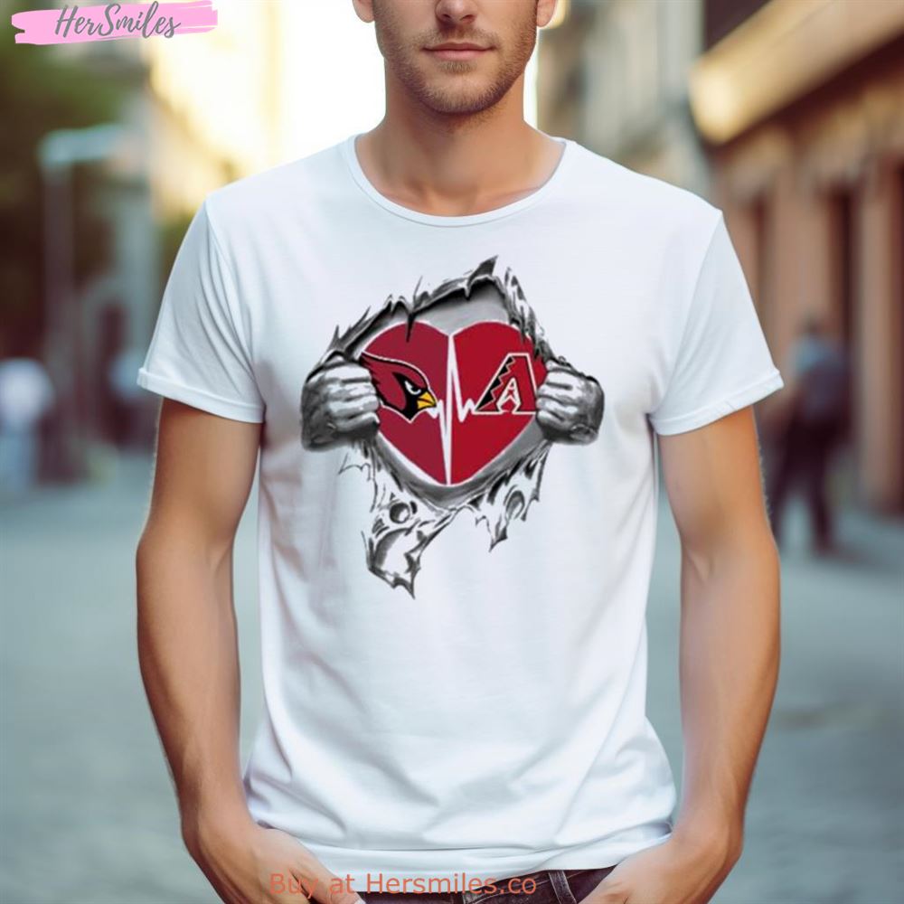 Blood Inside Me Arizona Cardinals And Arizona Diamondbacks 2023 Shirt