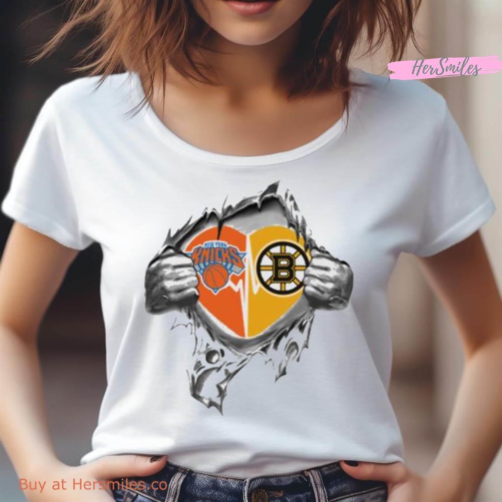 Blood Inside Me New York Knicks And Boston Bruins 2023 Shirt Blood Inside Me New York Knicks And Boston Bruins 2023 Shirt