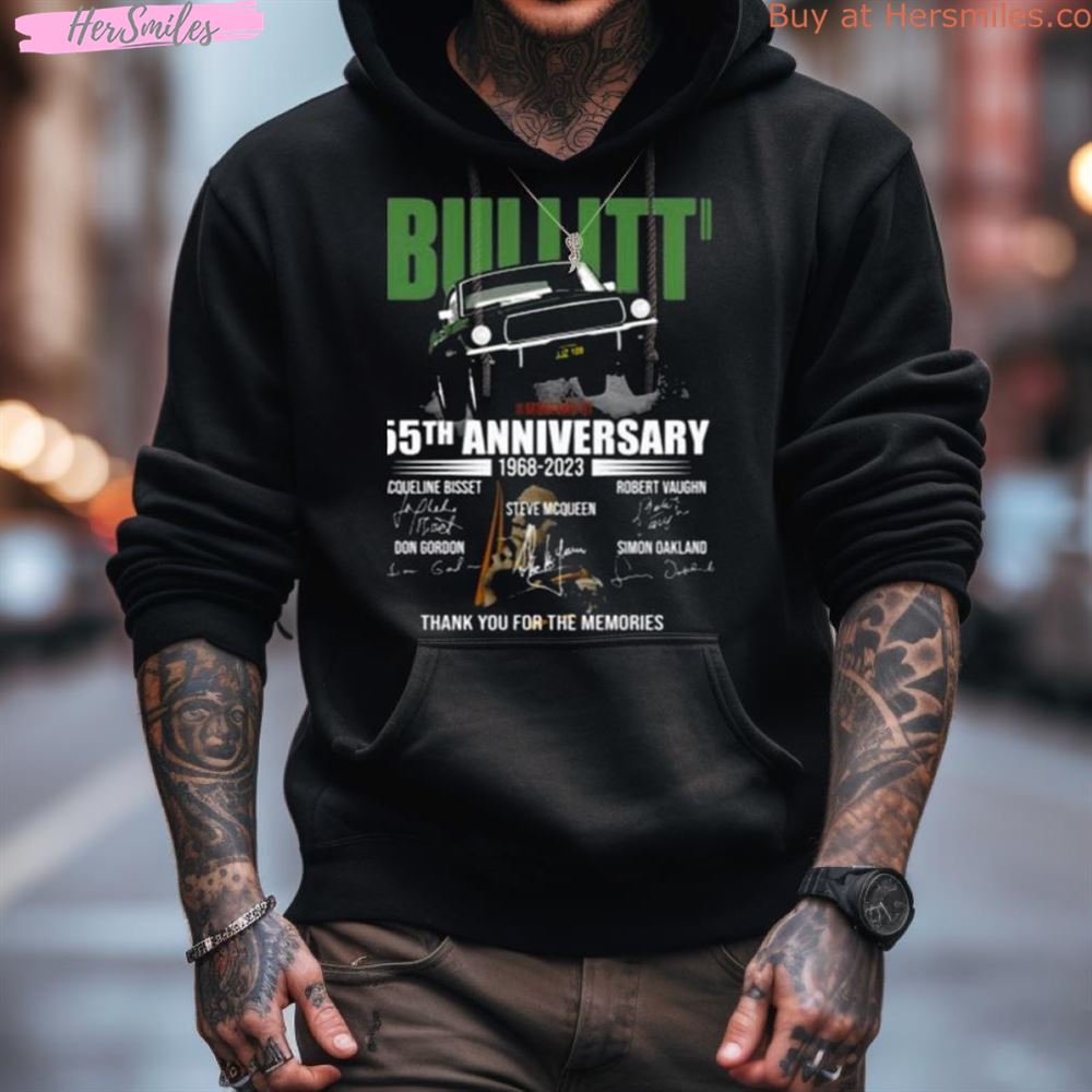 Bullitt 55Th Anniversary 1968 - 2023 Thank You For The Memories Signatures Shirt Bullitt 55Th Anniversary 1968 - 2023 Thank You For The Memories Signatures Shirt