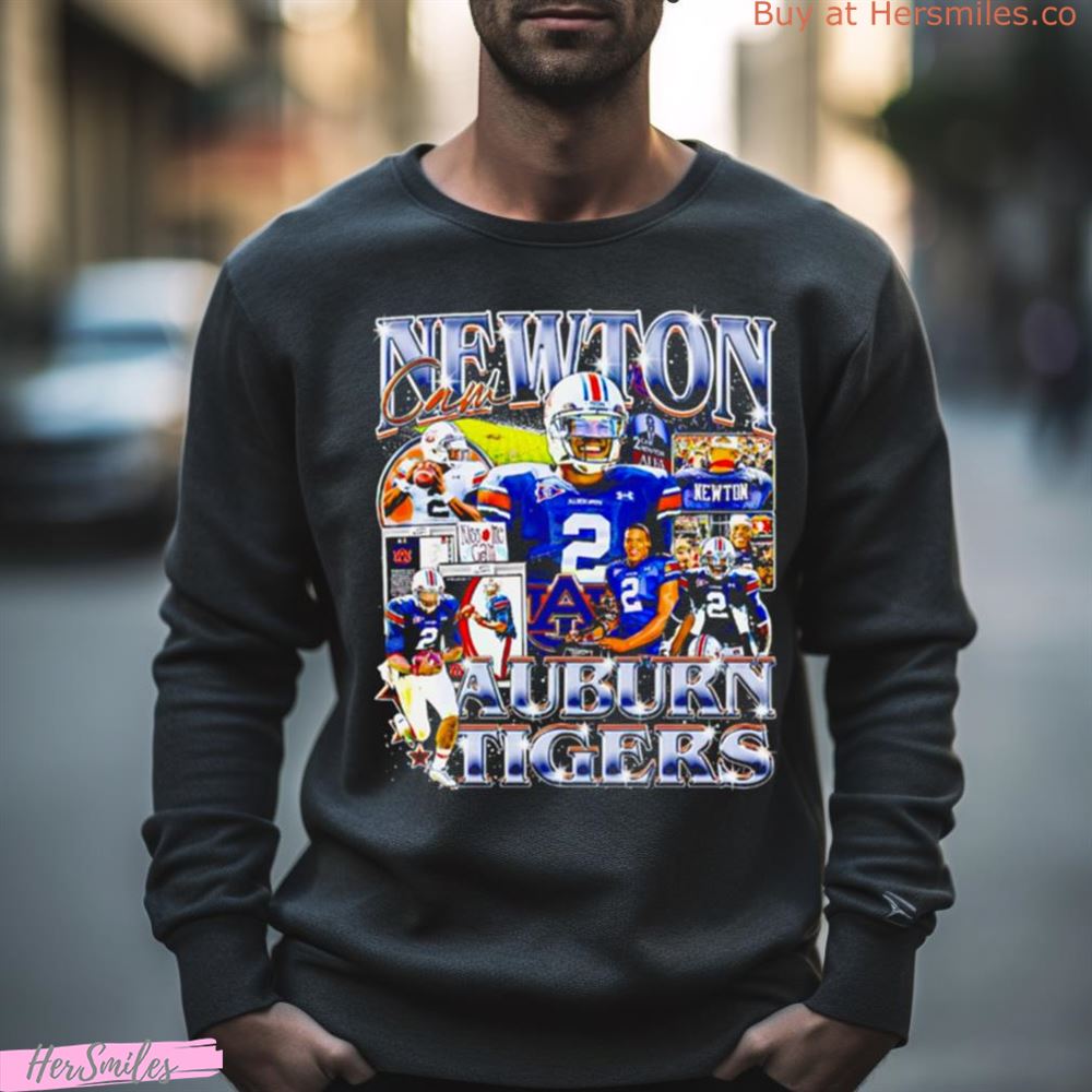 Cam Newton Auburn Tigers Style 90S Football Vintage Shirt