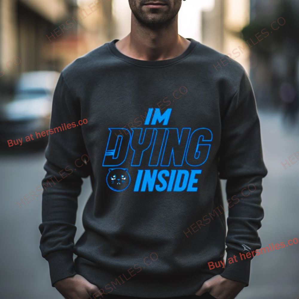 Carolina Panthers I’M Dying Inside Kitty Shirt