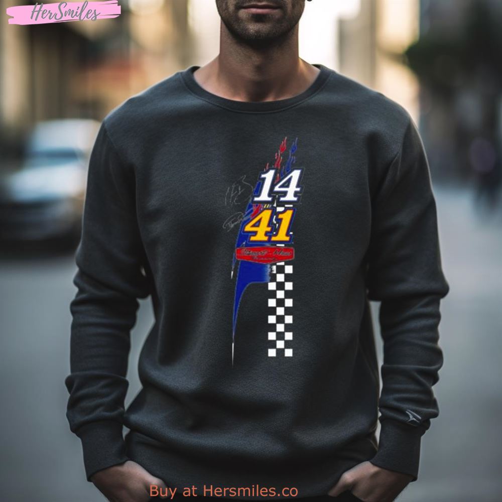 Chase Briscoe – Ryan Preece Stewart Haas Racing Talladega Signatures Shirt