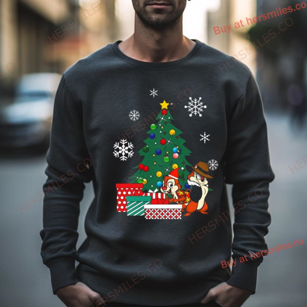 Chip N Dale Around The Christmas Tree Shirt