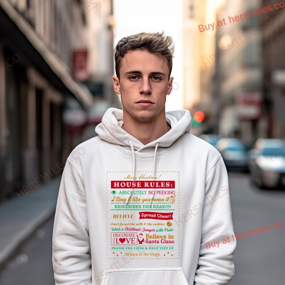 Christmas Rules Cute And Funny Christmas Jumper Shirt Christmas Rules Cute And Funny Christmas Jumper Shirt