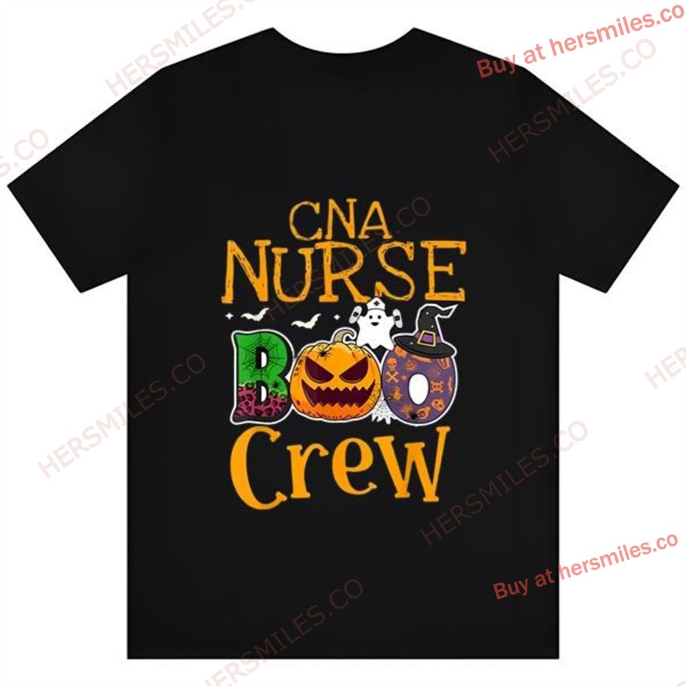 Cna Nurse Boo Crew Nursing Health Worker Halloween Party Shirt Cna Halloween Shirts