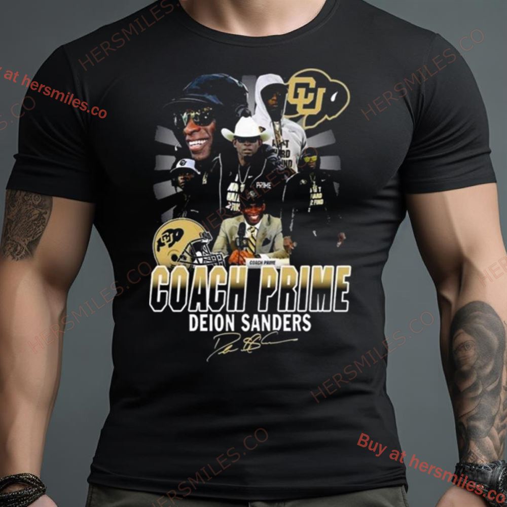 Colorado Buffaloes Coach Prime Deion Sanders Signature Shirt
