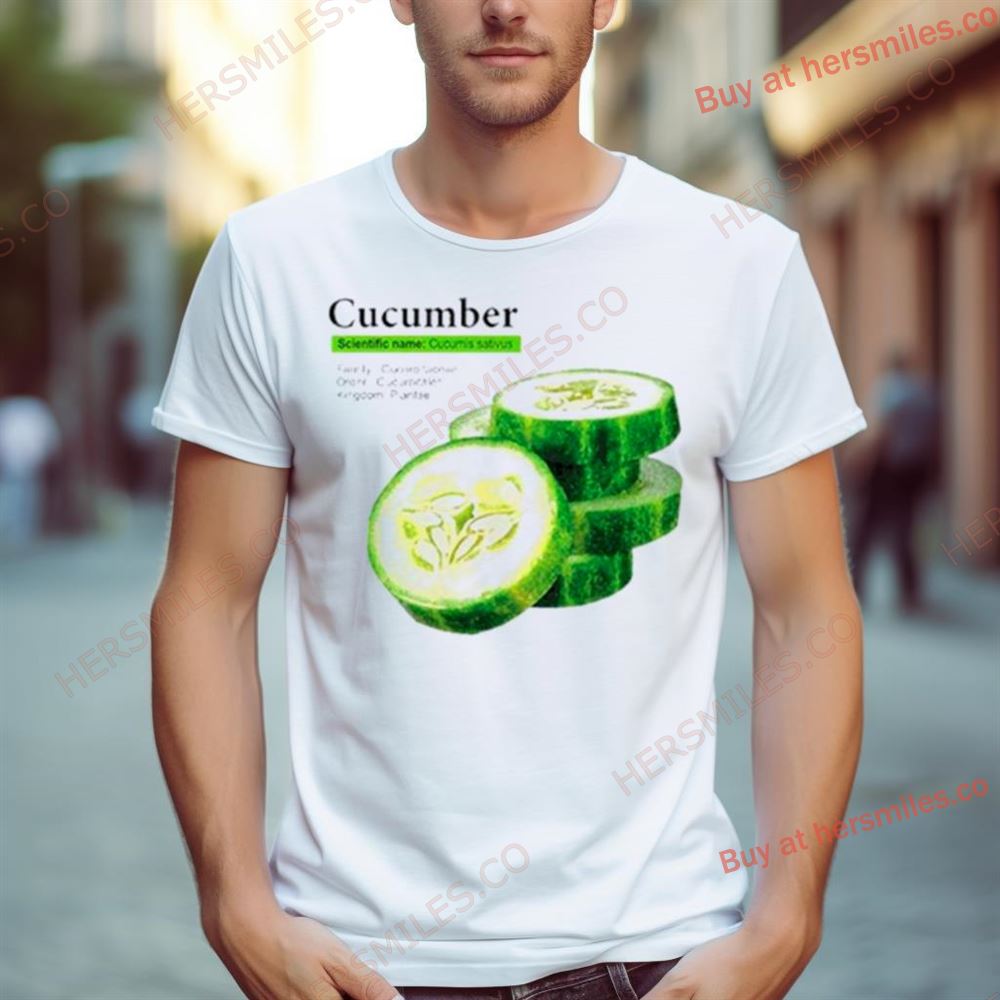 Cucumber Funny Graphic Vegetable Food Shirt