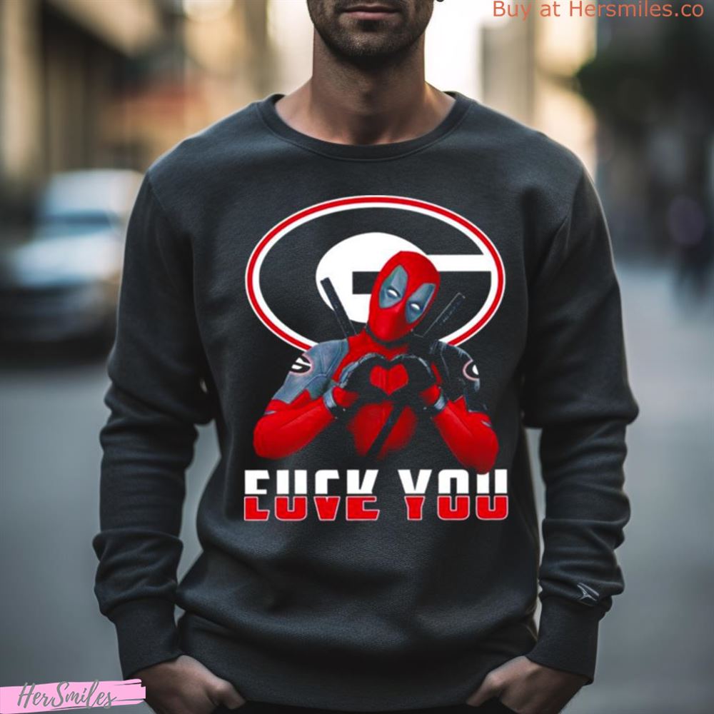 Deadpool Georgia Bulldogs Love You Shirt