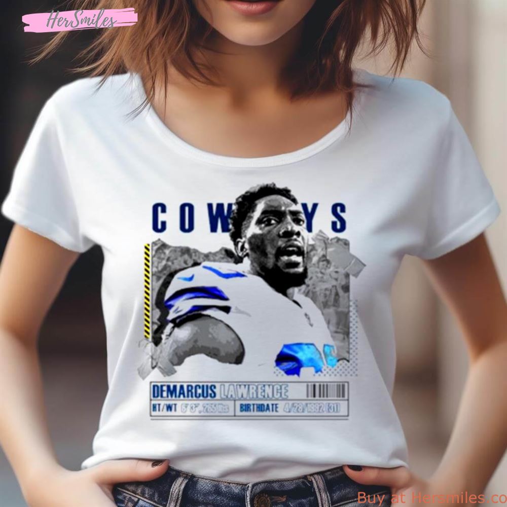 Demarcus Lawrence Football Paper Poster Dallas Cowboys Shirt Demarcus Lawrence Football Paper Poster Dallas Cowboys Shirt