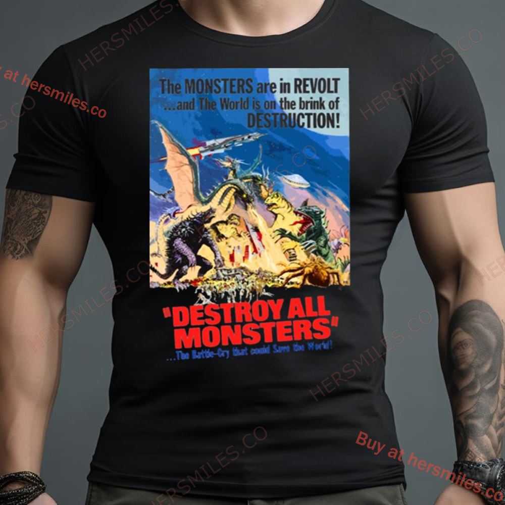 Destroy All Monsters Gift For Fans Halloween Shirt