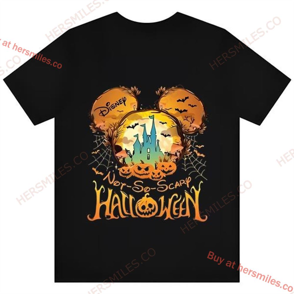 Disney Halloween Shirt Not So Scary Halloween Matching Shirts Long Sleeve Disney Halloween Shirts Disneyland Tee