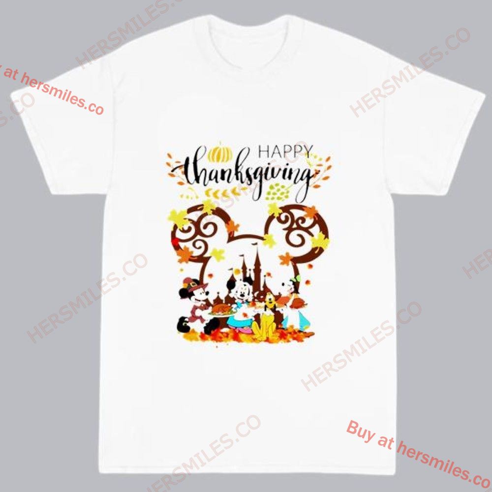 Disney Mickey Mouse And Friends Thanksgiving T-Shirt