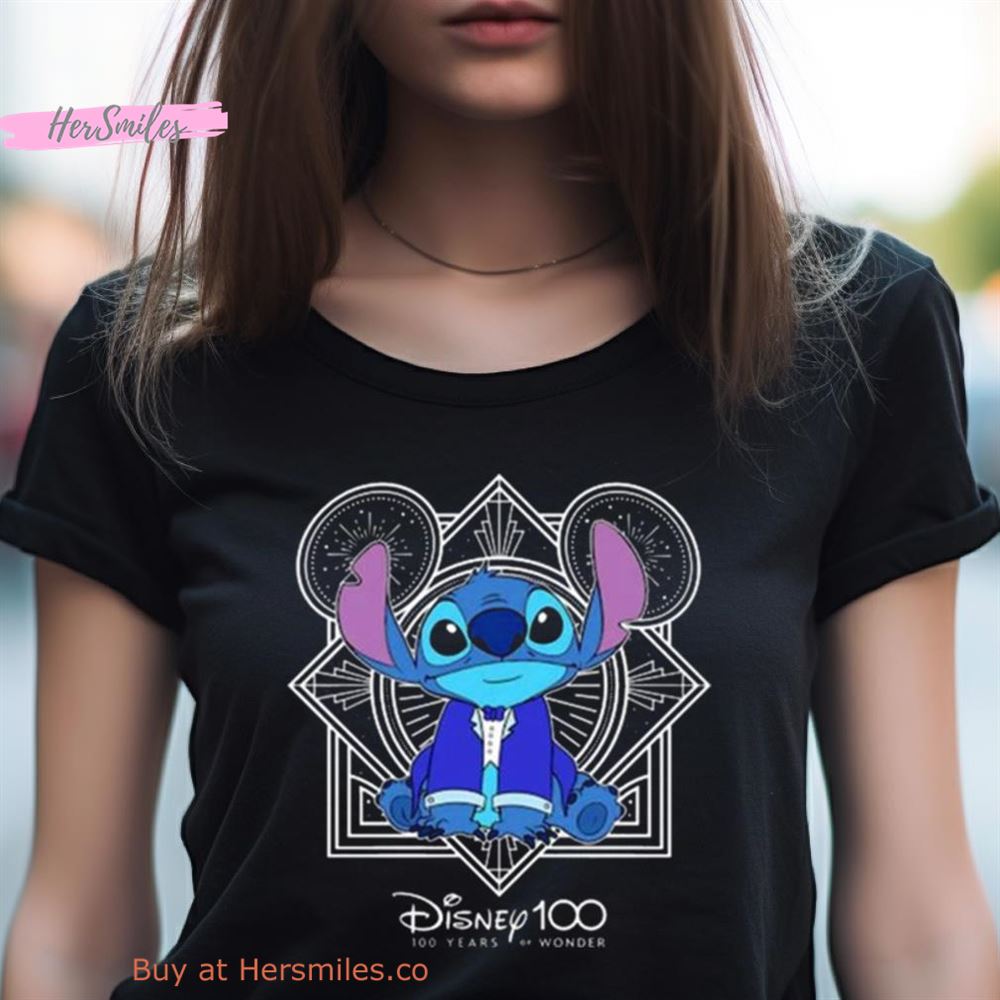 Disney Stitch Cute Retro Lilo And Stitch 100 Anniversary Cartoon Shirt Disney Stitch Cute Retro Lilo And Stitch 100 Anniversary Cartoon Shirt