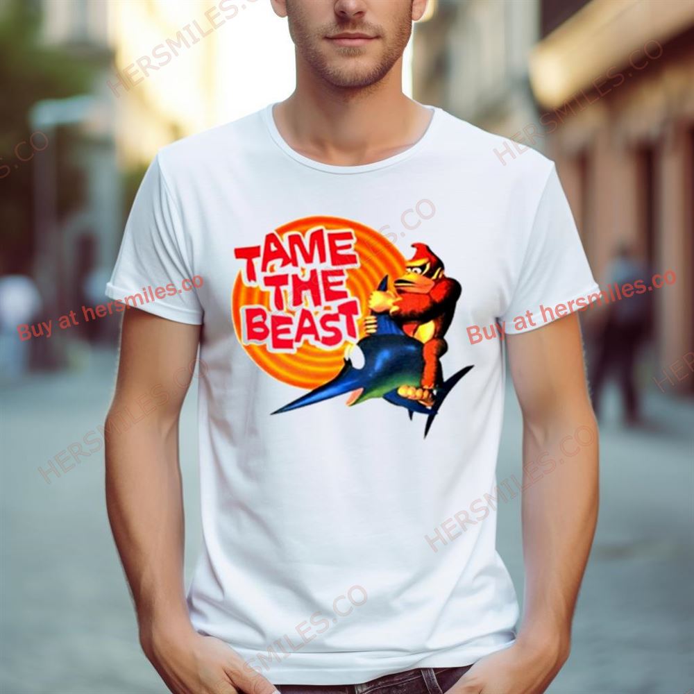 Donkey Kong Country Snes Promo Tame The Beast Shirt