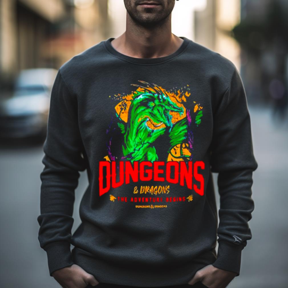 Dungeons And Dragons The Adventure Begins Shirt