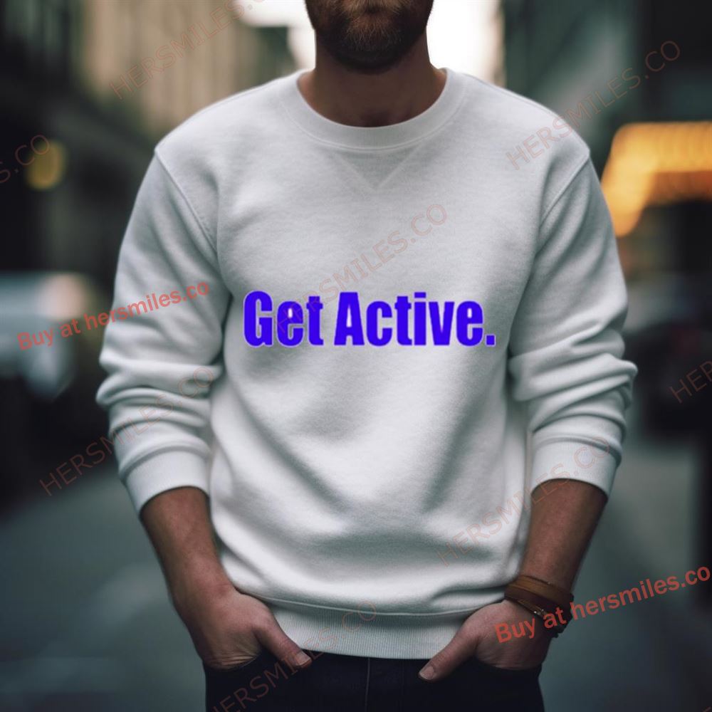 Dwayne Taylor Jr Wearing Get Active Shirt