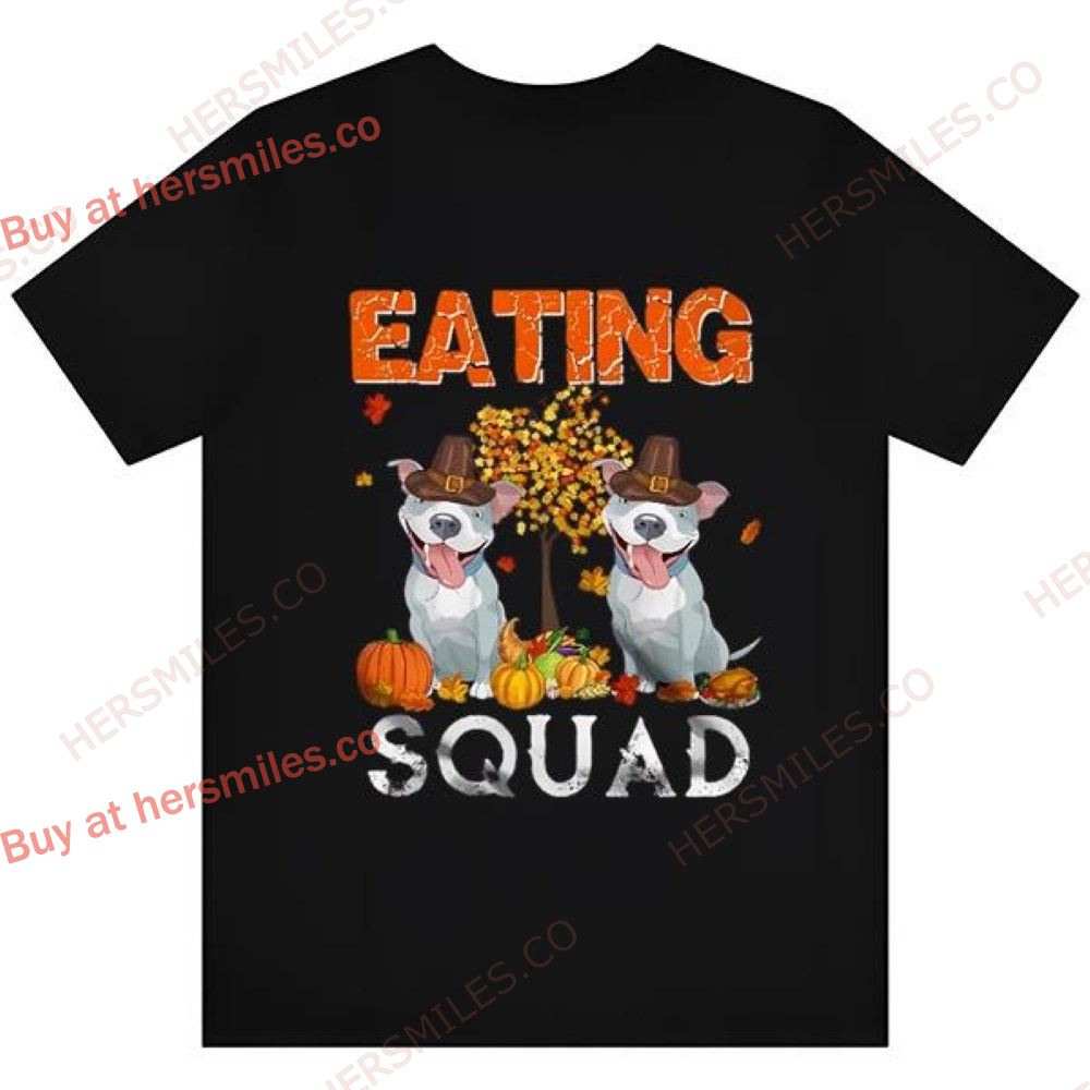 Eating Squad Funny Thanksgiving Bull T-Shirt