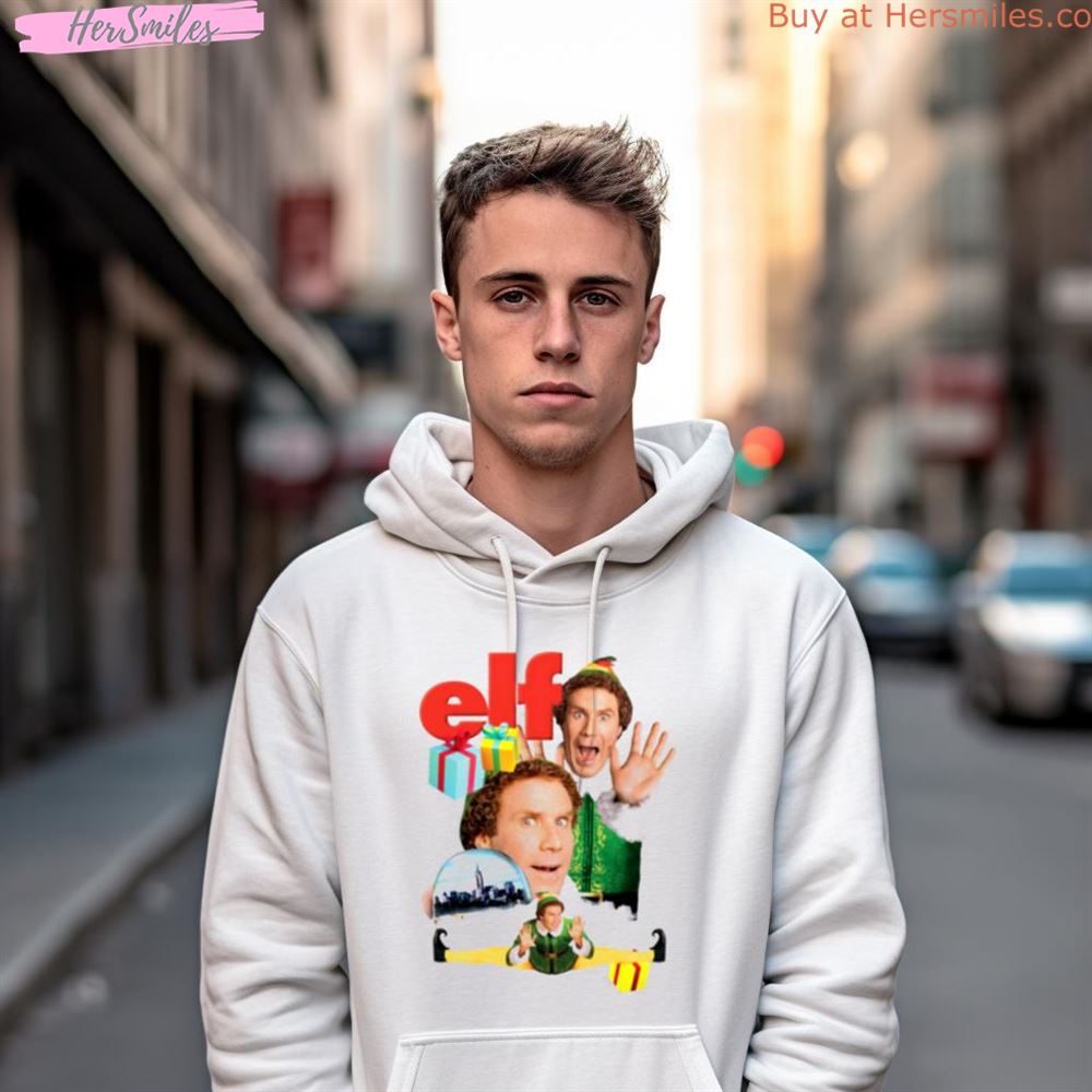Elf Collage Christmas Shirt Elf Collage Christmas Shirt
