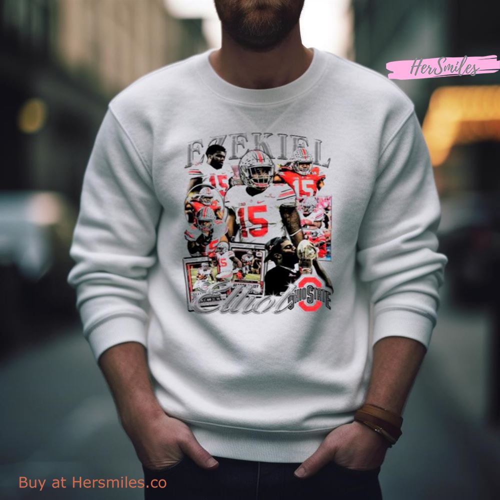Ezekiel Elliott Ohio State Buckeyes Football Vintage 2023 Shirt