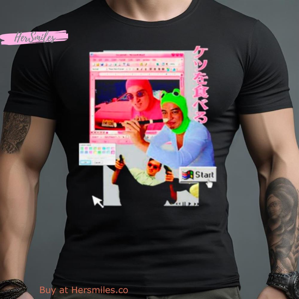 Franku Vaporwave Computer Shirt