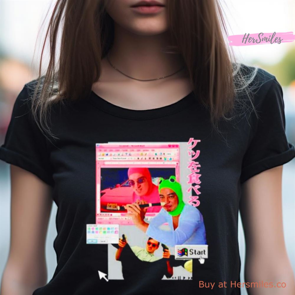 Franku Vaporwave Computer Shirt Franku Vaporwave Computer Shirt