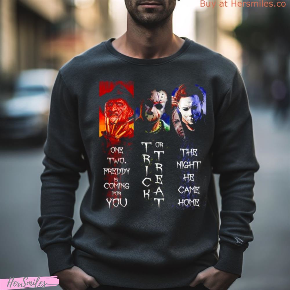 Freddy Krueger Jason Voorhees Michael Myers Slogan Halloween Shirt