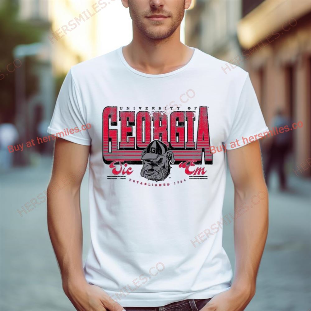 Georgia Bulldogs Uga Wavy Mascot Shirt