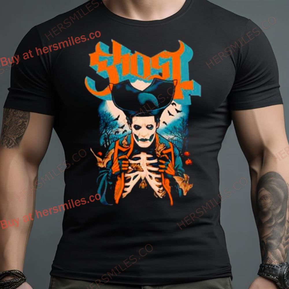 Ghost The Nameless Ghouls Ribs And Bats Shirt