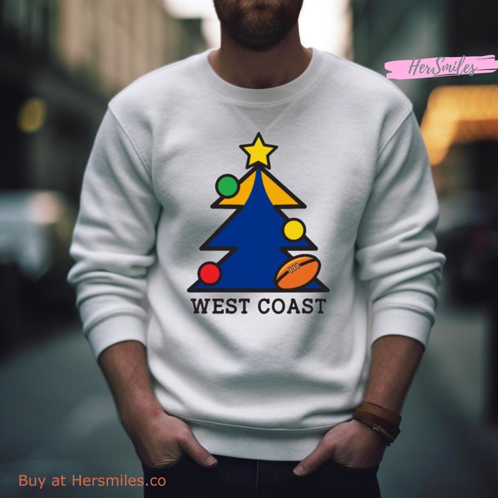 Graphic West Coast Christmas Shirt