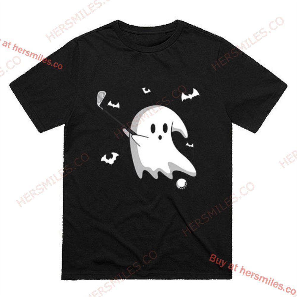 Halloween Golf Shirt Golf Ghost Shirt