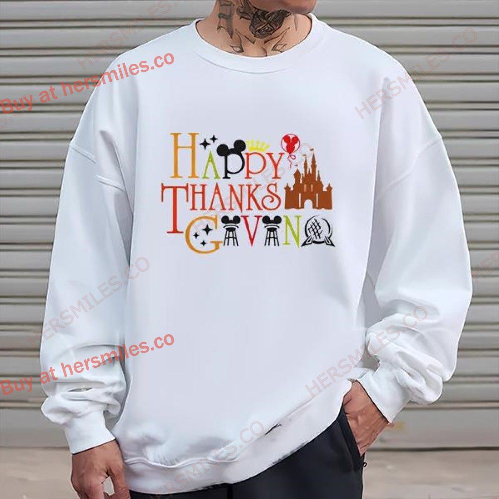 Happy Thanksgiving Disneyworld Grateful Shirt Happy Thanksgiving Disneyworld Grateful Shirt