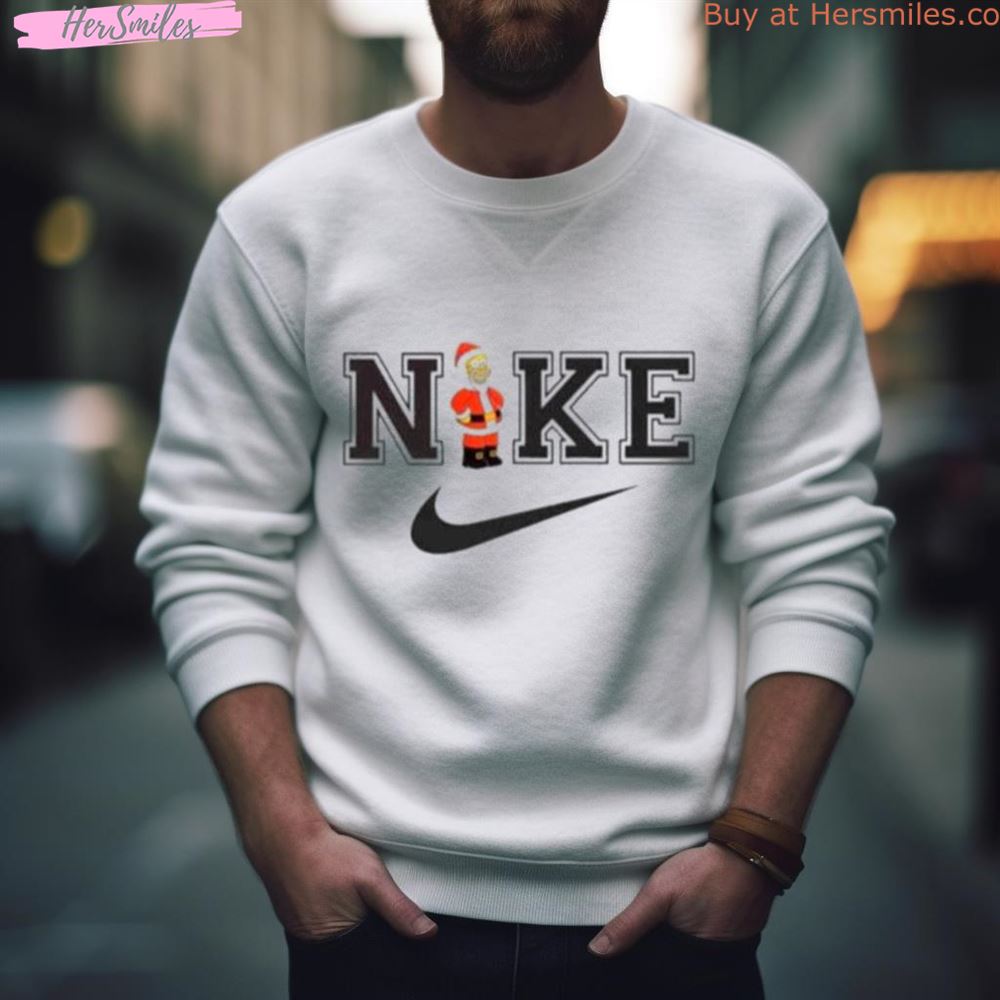 Homer Jay Simpson Nike Logo Christmas 2023 Shirt