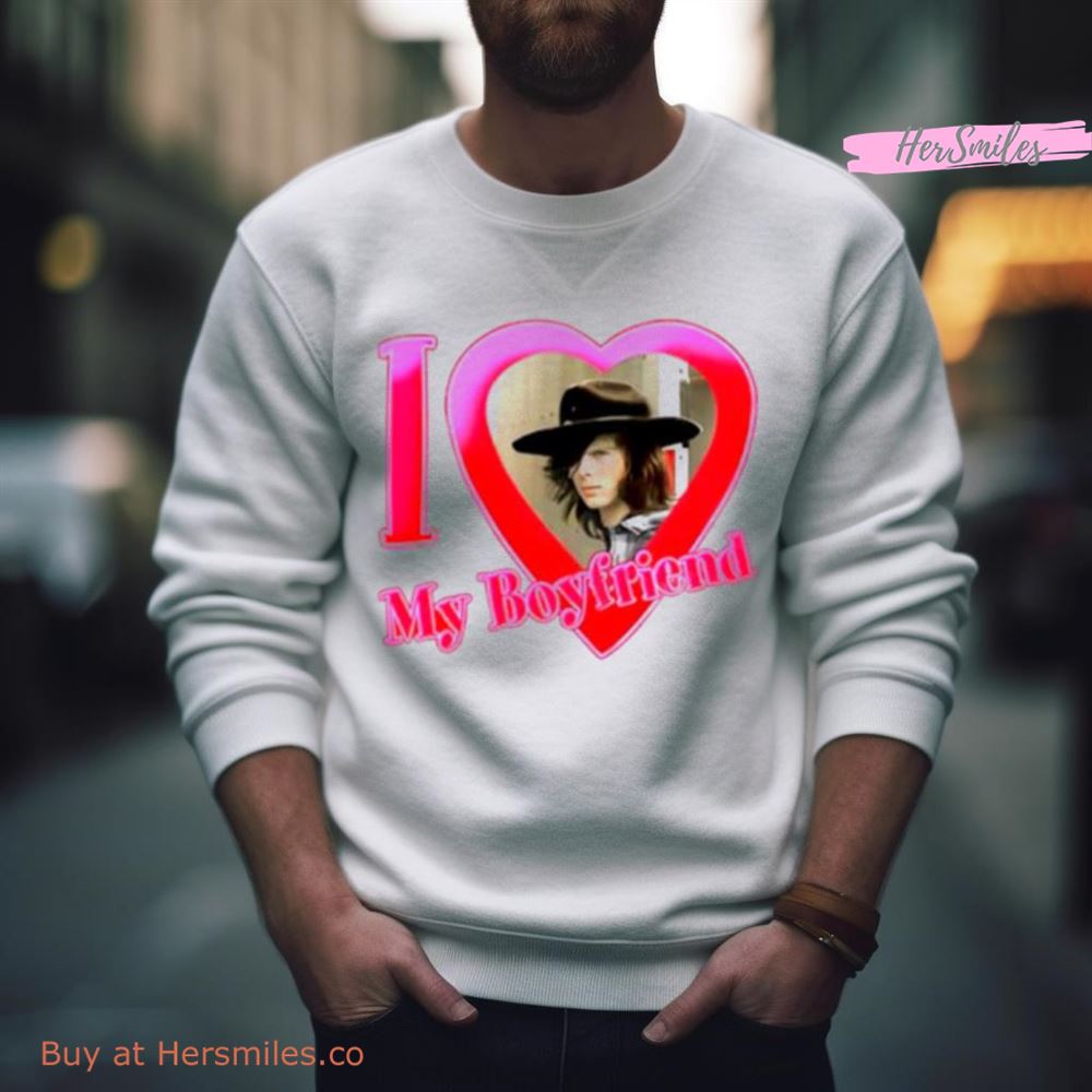 I Love My Boyfriend Carl Grimes Shirt