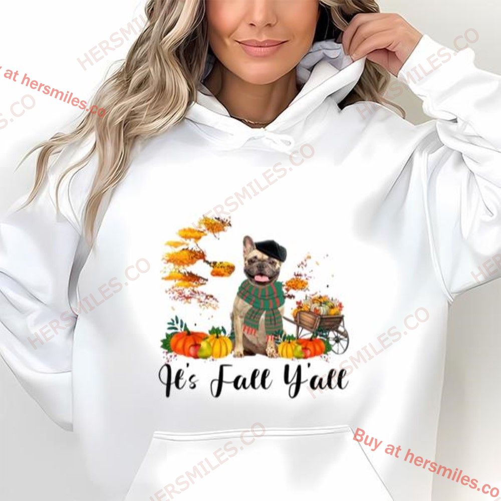 It’s Fall Y’all Bulldog Dog Lovers Thanksgiving T-Shirt It’s Fall Y’all Bulldog Dog Lovers Thanksgiving T-Shirt