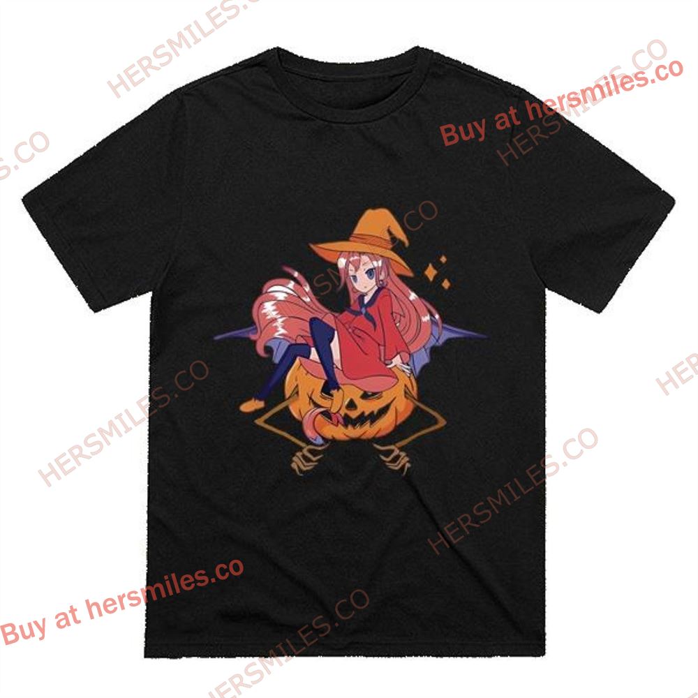 Kawaii Nightmare Halloween Anime Princess Witch T-shirt Anime Halloween Shirt