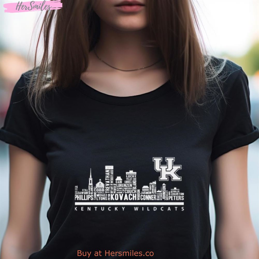 Kentucky Wildcats Skyline Name 2023 Shirt Kentucky Wildcats Skyline Name 2023 Shirt