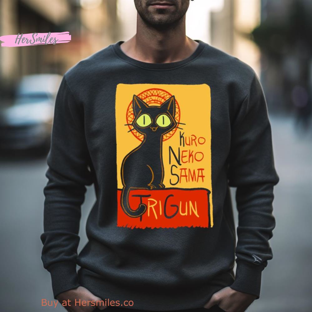 Kuro Neko Trigun Cat Shirt Kuro Neko Trigun Cat Shirt